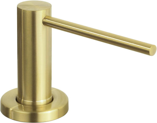 Kitchen Sink Soap Dispenser Champagne Gold Stainless Steel GAPPO Countertop Pump Hand Lotion Built in Bottle