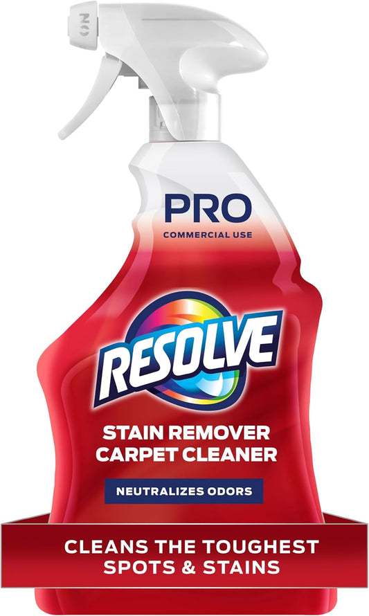 Resolve Professional Strength Spot and Stain Carpet Cleaner, Carpet Cleaner, Carpet Cleaner Solution, 32 Fl Oz (Pack of 1)