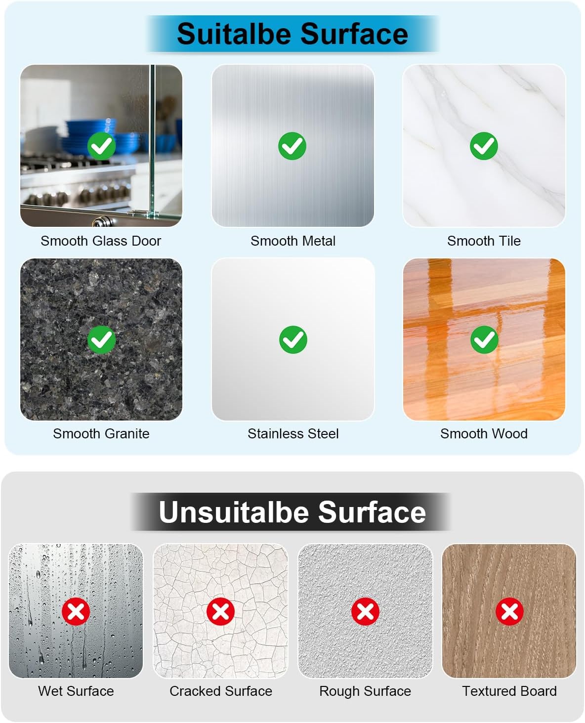 JOTPE 4-Pack Large Suction Cup Hooks for Shower, Removable Shower Hooks for Inside Showers with Deep Curve Hook, Suction Hook for Bathroom Wall Glass Window - Max Hanging up to 11 LB on Smooth Surface