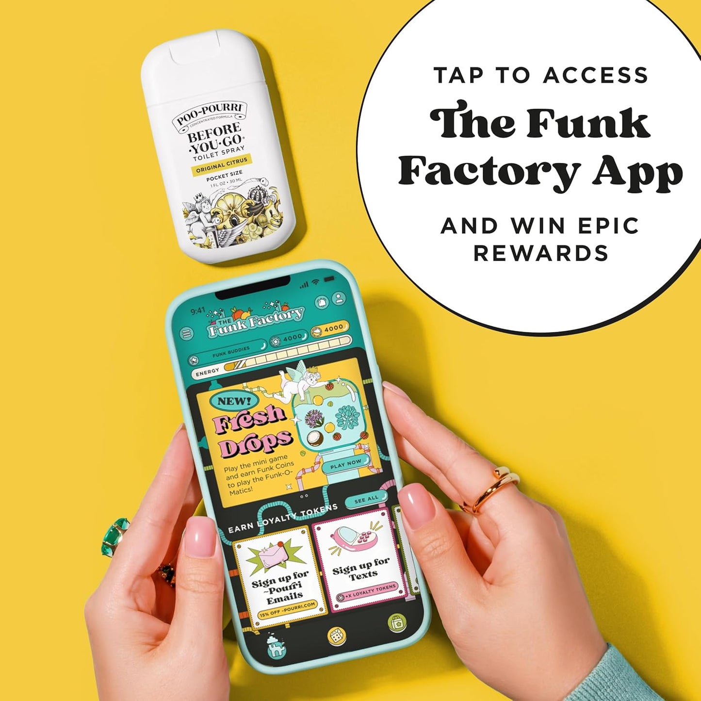 Poo-Pourri Before-You-Go Pocket Toilet Spray, Travel Essentials, Original Citrus, 1 Fl Oz, Up to 50 Uses, On-The-Go Bathroom Odor Deodorizer with Essential Oils, TSA Approved Size, Lemon Bergamot